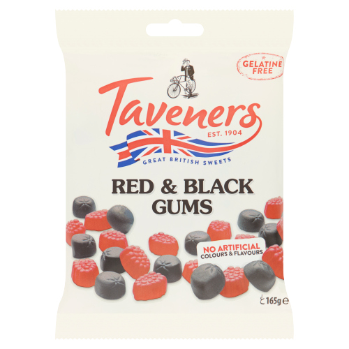 TAVENERS RED & BLACK GUMS 165G