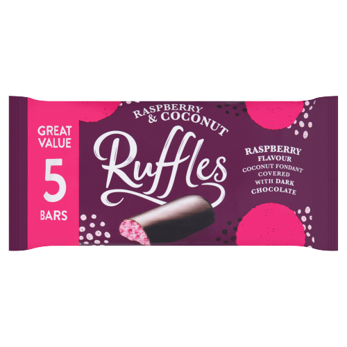 RUFFLES RASPBERRY & COCONUT 5PK 26G