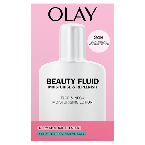 OLAY ESSENTIALS BEAUTY FLUID SENSITIVE MOISTURISER 200ML