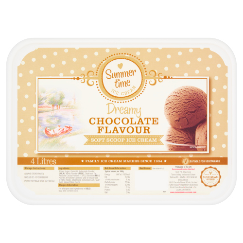 SUMMERTIME CHOCOLATE SOFT SCOOP 4L