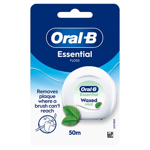 ORAL B ESSENTIAL MINT WAXED FLOSS 144X 50ML
