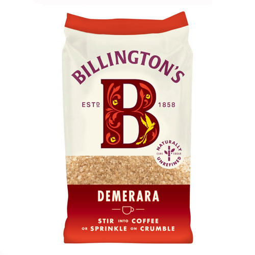 BILLINGTON'S DEMERARA NATURAL UNREFINED CANE SUGAR 500G