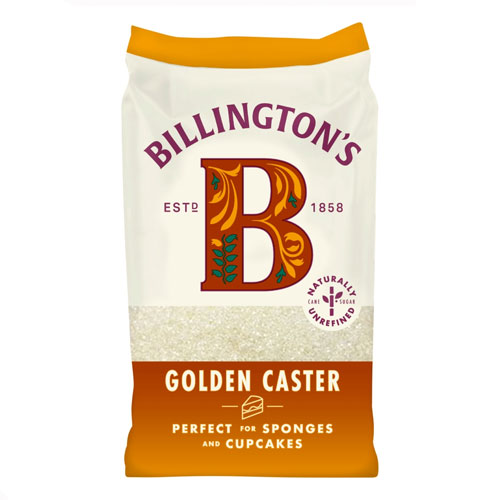 BILLINGTON'S GOLDEN CASTER NATURAL UNREFINED CANE SUGAR 1KG