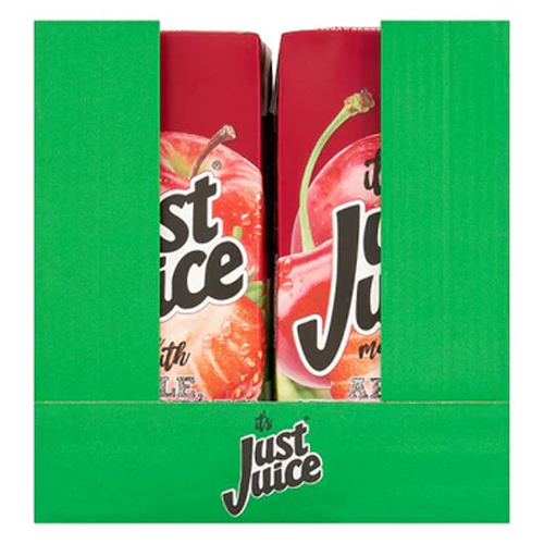 JUST JUICE APPLE, STRAWBERRY & CHERRY  1L