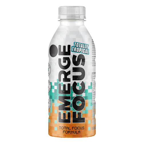 EMERGE FOCUS TOTALLY TROPICAL TOTAL FOCUS FORMULA PMP £1.00 500ML
