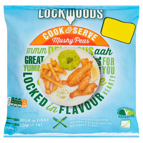 LOCKWOODS MUSHY PEAS 750G