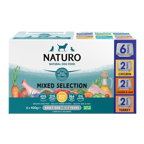NATURO ADULT VARIETY 6PK 400G