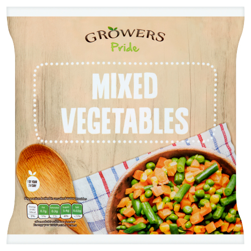 GROWERS PRIDE MIXED VEGETABLES 450G