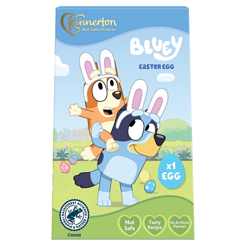 KINNERTON BLUEY MILK CHOCOLATE EASTER EGG 50G
