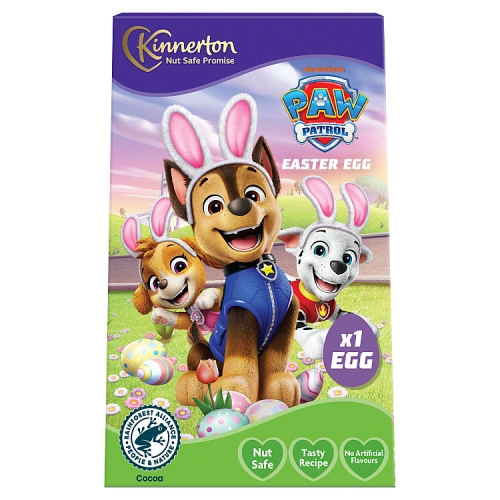 KINNERTON PAW PATROL MILK CHOCOLATE EASTER EGG 50G