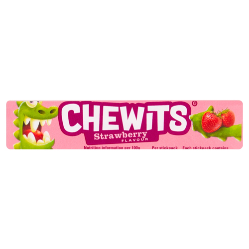 CHEWITS STRAWBERRY STICK PACK 30G