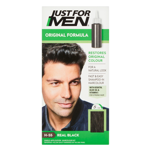 JUST FOR MEN-H55 REAL BLACK HAIR COLOUR 6