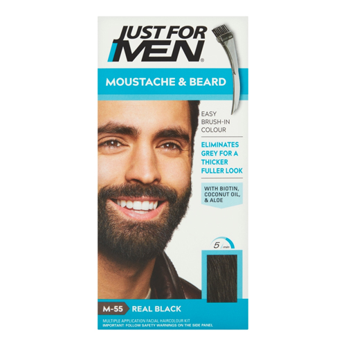 JUST FOR MEN-M55 REAL BLACK HAIR COLOUR 6