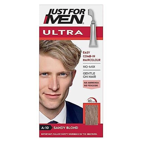 JUST FOR MEN ULTRA NO MIX HAIR COLOUR A-10 SANDY BLOND 90ML