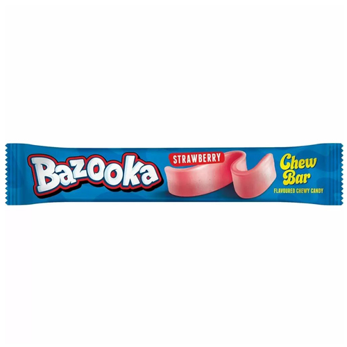 BAZOOKA CHEW BAR STRAWBERRY 14G