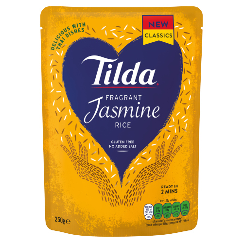 TILDA STEAMED JASMINE RICE 250G
