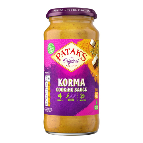 PATAK'S KORMA COOKİNG SAUCE PMP £2.29 450G