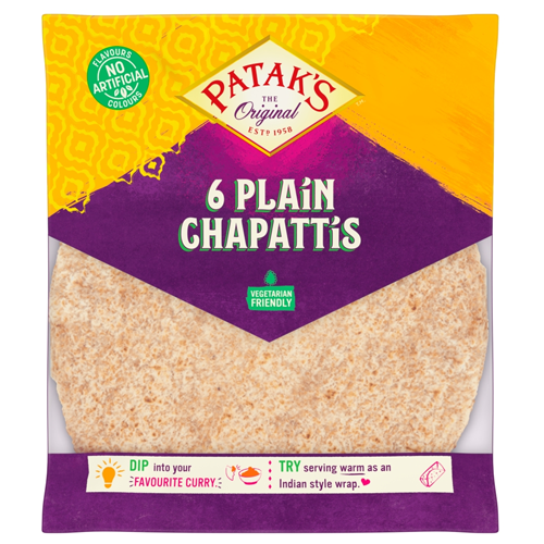 PATAK'S PLAIN CHAPATTIS 6S