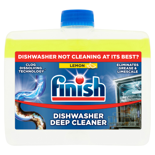 FINISH DISHWASHER CLEANER LEMON 8X 250ML