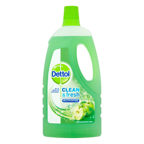 DETTOL FLOOR CLEANER  CLEAN & FRESH GREEN APPLE 1L