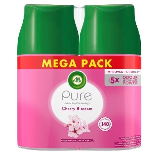 AIRWICK FRESHMATIC TWIN REFILL CHERRY BLOSSOM 2X250ML
