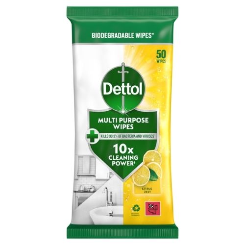 DETTOL MULTI-PURPOSE CLEANING WIPES 50S