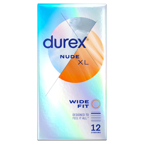 DUREX INVISIBLE XL WIDE FIT CONDOMS 12S