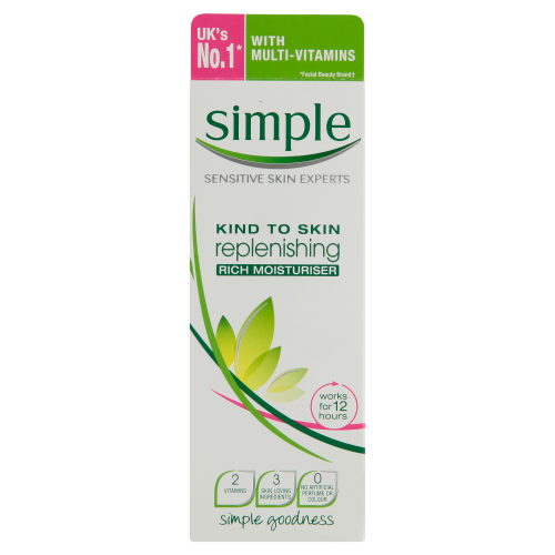 SIMPLE KTS REPLENISHING RICH MOISTURISER 125ML