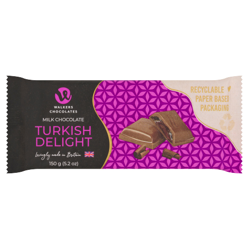 WALKERS MILK CHOCOLATE TURKISH DELIGHT 150G
