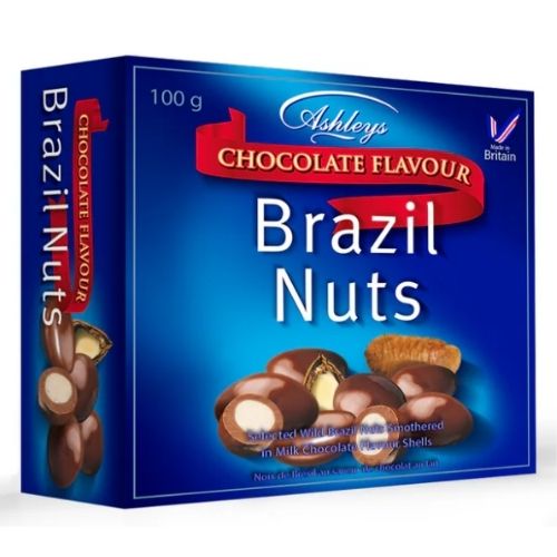 WALKERS MILK CHOCOLATE  BRAZILS 100G