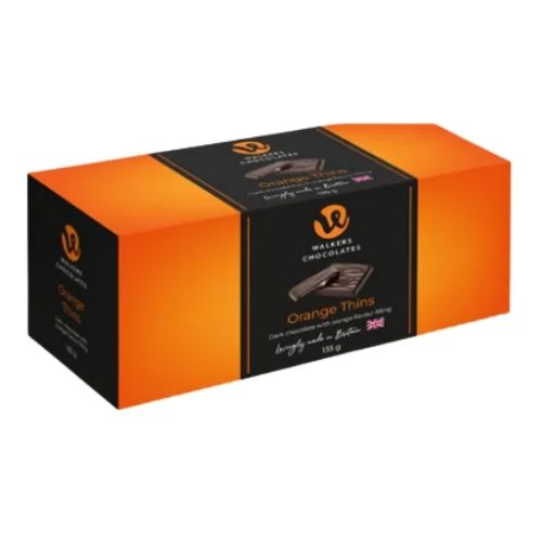 WALKERS DARK CHOCOLATE ORANGE THINS 135G