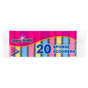 SUPERBRIGHT SPONGE SCOURER 20S