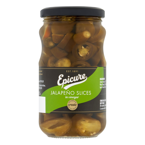 EPICURE GREEN JALAPENO SLICES 350G