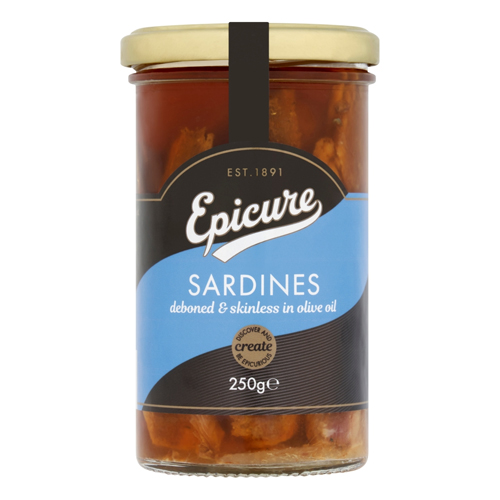 EPICURE SARDINES IN OLIVE OIL 250G