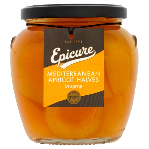 EPICURE MED APRICOT HALVES IN SYRUP 540G