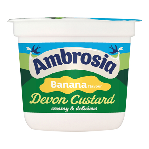 AMBROSIA READY TO EAT BANANA DEVON CUSTARD POT 120G