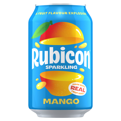 RUBICON SPARKLING MANGO JUICE SOFT DRINK 330ML