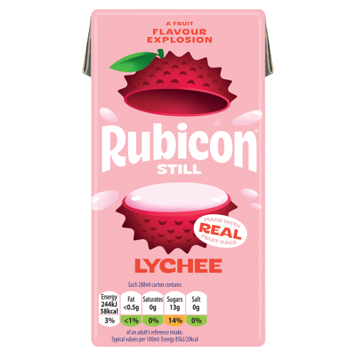 RUBICON STILL LYCHEE JUICE 288ML