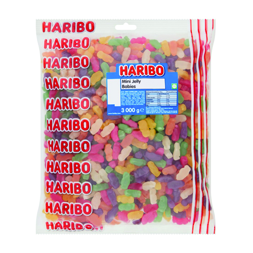 HARIBO MINI JELLY BABIES 3KG