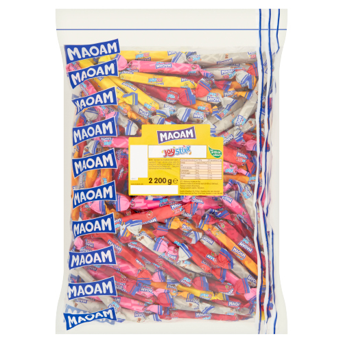 MAOAM JOYSTIXX FRUIT & COLA CHEWY SWEETS BAG 2.2KG