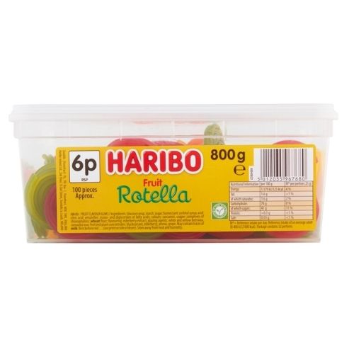 HARIBO FRUIT ROTELLA 800G