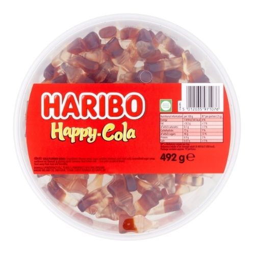 HARIBO HAPPY-COLA TUB 492G