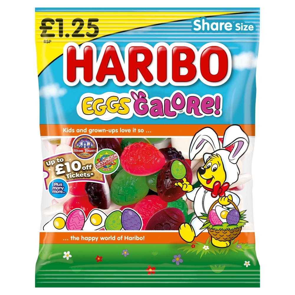 HARIBO EGGS GALORE PMP £1.25 140G