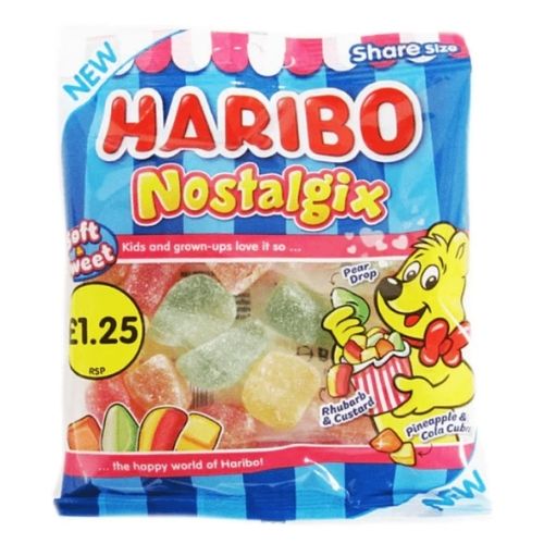 HARIBO NOSTALGIX BAG PMP £1.25 140G