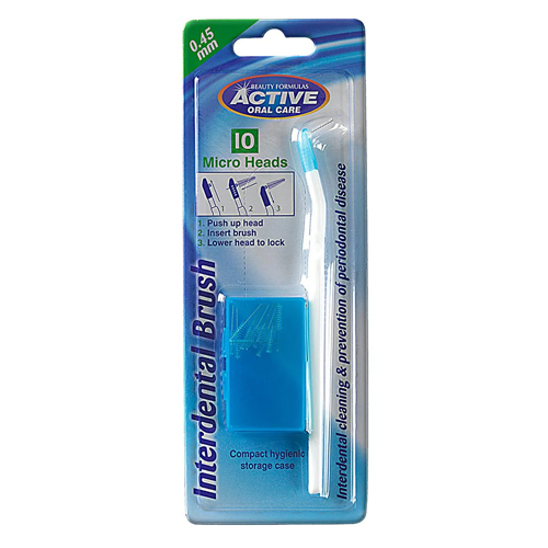 ACTIVE ORAL CARE INTERDENTAL BRUSH 10 HEADS