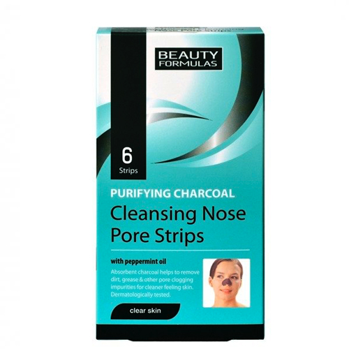 BEAUTY FORMULAS CHARCOAL NOSE STRIPS 6S