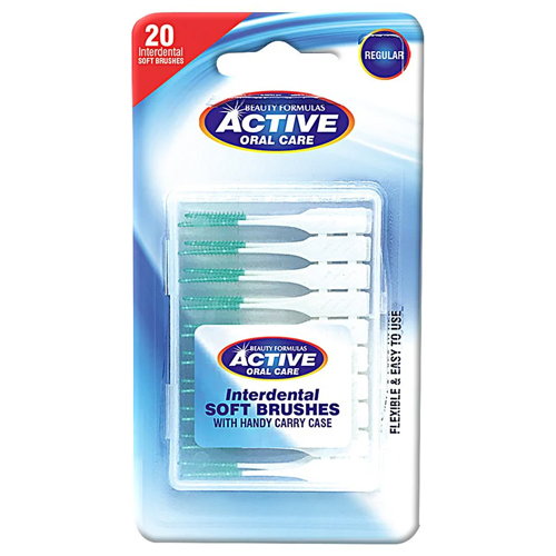 ACTIVE ORAL CARE INTERDENTAL SOFT BRUSHES 20S