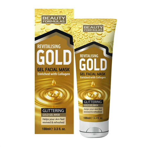 BEAUTY FORMULAS GOLD REVITALISING GEL MASK 100ML