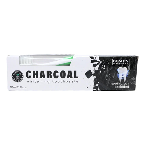 ACTIVE ORAL CARE CHARCOAL TOOTHPASTE BRUSH PROMO PACK 100ML