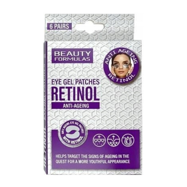 BEAUTY FORMULAS RETINOL EYE GEL PATCHES 6 PAIRS